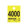 Asp 4Part Hvy-Brite Service Dispatch Nums Yellow 4Digit Set:4000-4999 Pk 2724